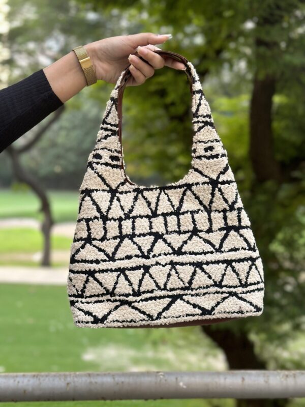 THREE COMPARTMENT SHOULDER BAG - Image 2